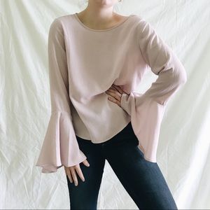 Blush colored forever 21 blouse